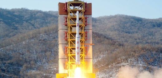 Severokorejská raketa. 
