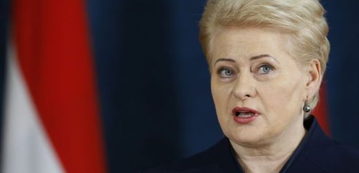 Litevská prezidentka Dalia Grybauskaitéová.