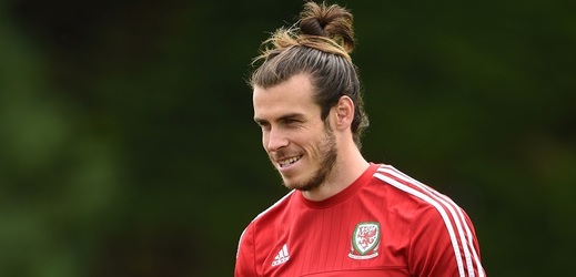 Velšská hvězda Gareth Bale. 