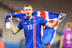 Islandský fotbalista Jon Dadi Bodvarsson.