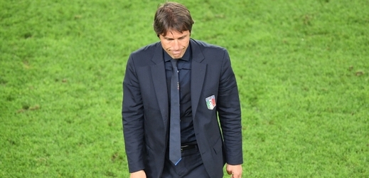 Italský trenér Antonio Conte.