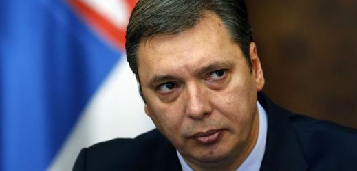Srbský premiér Aleksandar Vučić.