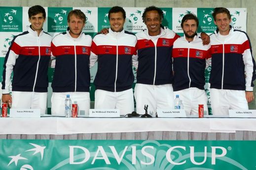 Daviscupový tým Francie.