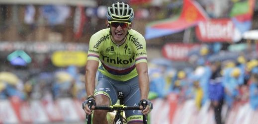 Roman Kreuziger na dojezdu předposlední etapy Tour de France