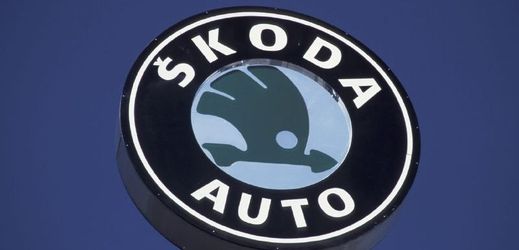 Logo Škoda. 