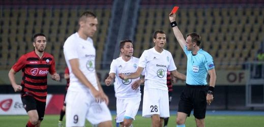 Hůlka obdržel červenou kartu a Boleslav nezvládla utkání.
