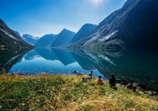 Pohoří v Norsku (ilustrační foto).