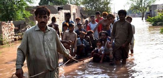 Záplavy v Pákistánu (ilustrační foto).