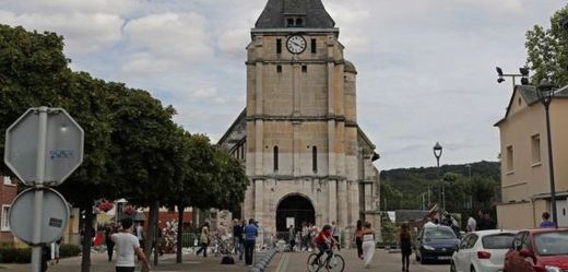 Útok se odehrál v kostele v Saint-Étienne-du-Rouvray.