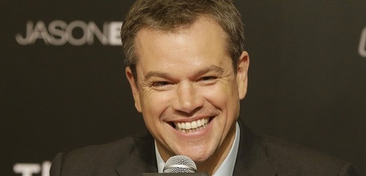 Herec Matt Damon na tiskové konferenci v Soulu k novému filmu.