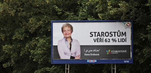 Volební billboard hnutí STAN.