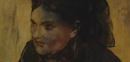 Degasův Portrét ženy.