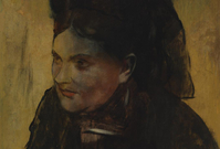 Degasův Portrét ženy.