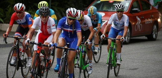 Cyklistický závod vyhrála Anna van der Breggenová (ilustrační foto ze závodu).