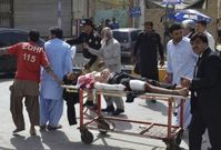 Raněný při výbuchu v pákistánském městě.
