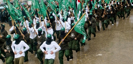 Hnutí Hamas v akci. 