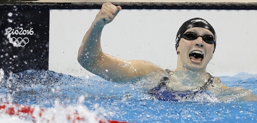 Americká plavkyně Katie Ledecká.
