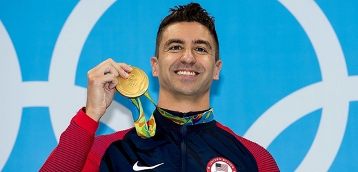 Americký plavec Anthony Ervin.
