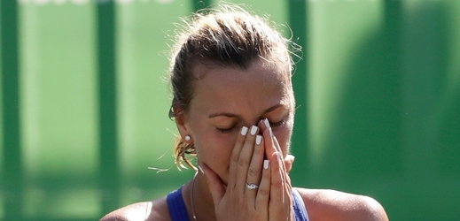 Dojatá tenistka Petra Kvitová.
