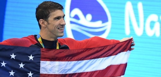 Americký plavec Michel Phelps.