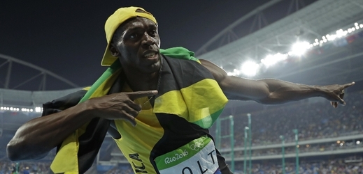 Usain Bolt jako první sprinter v historii ovládl na třech olympijských hrách po sobě běh na 100 metrů. 