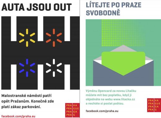 Praha představila nové plakáty od Pavla Fuksy.
