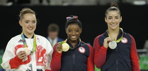 Američanka Bilesová získala v Riu čtvrtou zlatou medaili.