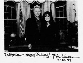 Bill Clinton a Monika Lewinská.