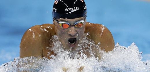 Americký plavec Ryan Lochte.