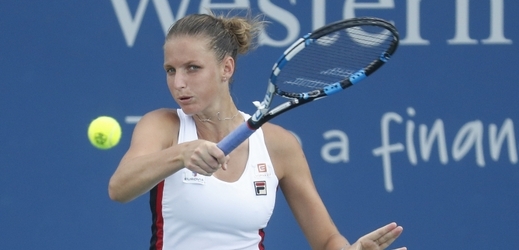 Tenistka Karolína Plíšková si na turnaji v Cincinnati zahraje o finále. 