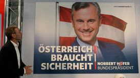 Kandidát Svobodné strany Rakouska Norbert Hofer.