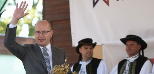 Premiér Bohuslav Sobotka na agrosalonu Země živitelka.