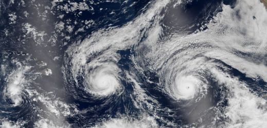 Satelitní snímek hurikánu Madeline.