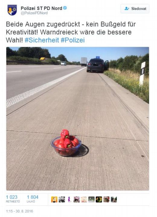 Litevská policie následně zveřejnila fotku z události na Twitteru.