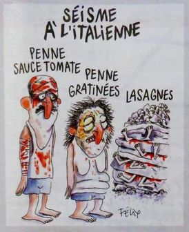 Posledním vydání časopisu Charlie Hebdo.