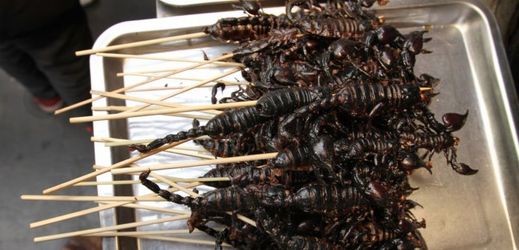 Návštěvníci festivalu uvidí restovaní černých škorpionů na šalotce (ilustrační foto)?