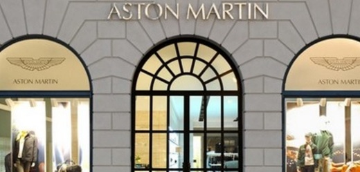 Obchod Aston Martin v Londýně.