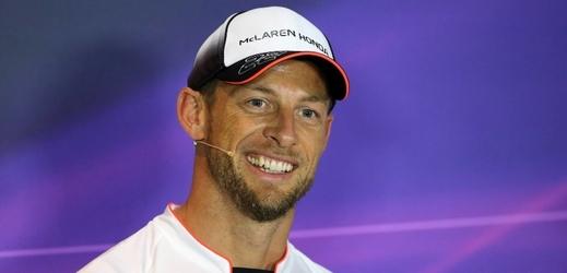 Britský jezdec Formule 1 Jenson Button.