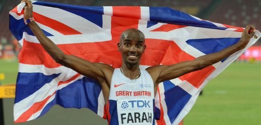 Britský olympijský vítěz Mo Farah.