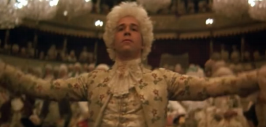 Snímek z filmu Amadeus. 