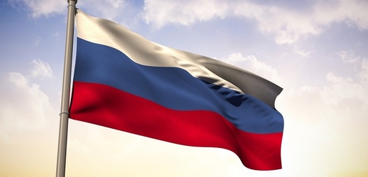 Vlajka Ruska. 