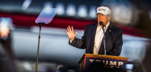 Donald Trump na sobotním předvolebním mítinku v Coloradu.