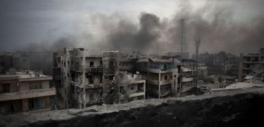 Obléhané syrské město Halab.