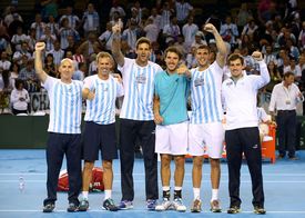 Argentinský tým postoupil do finále letošního Davisova poháru.