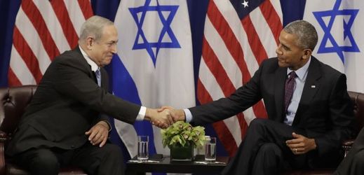 Barack Obama s izraelským premiérem Benjaminem Netanjahuem.