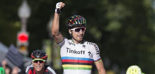 Peter Sagan vyhrál na Eneco Tour další etapu a průběžně vede celkové pořadí.