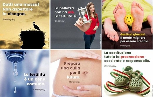 Obrázkový doprovod kampaně italského ministerstva zdravotnictví.