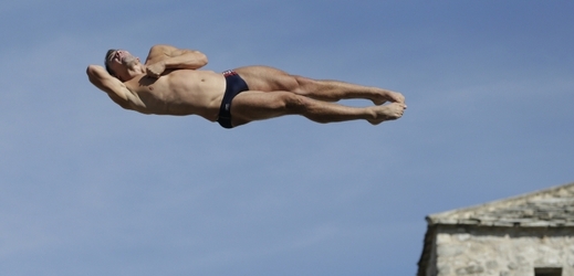 Navrátil vyhrál podruhé za sebou závod Světové série v extrémních skocích do vody.