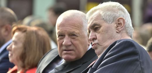 Miloš Zeman v rozhovoru s Václavem Klausem.