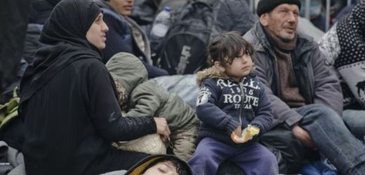 Uprchlíci v Řecku (ilustrační foto). 